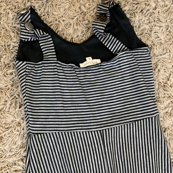 Sundress Striped Black & Gray Metal Buttons - Picture 6 of 8